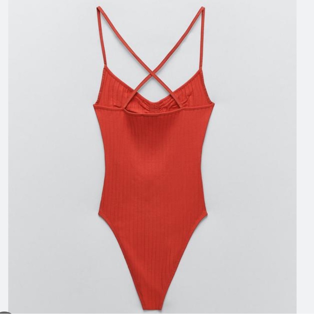 Zara Ribbed bodysuit Tank - Picture 7 of 7